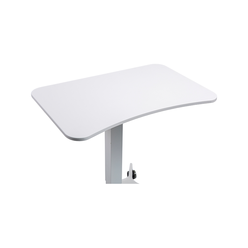 TH07 (Quadratische Aluminiumrohrsäule) Pneumatisch höhenverstellbarer Schreibtisch