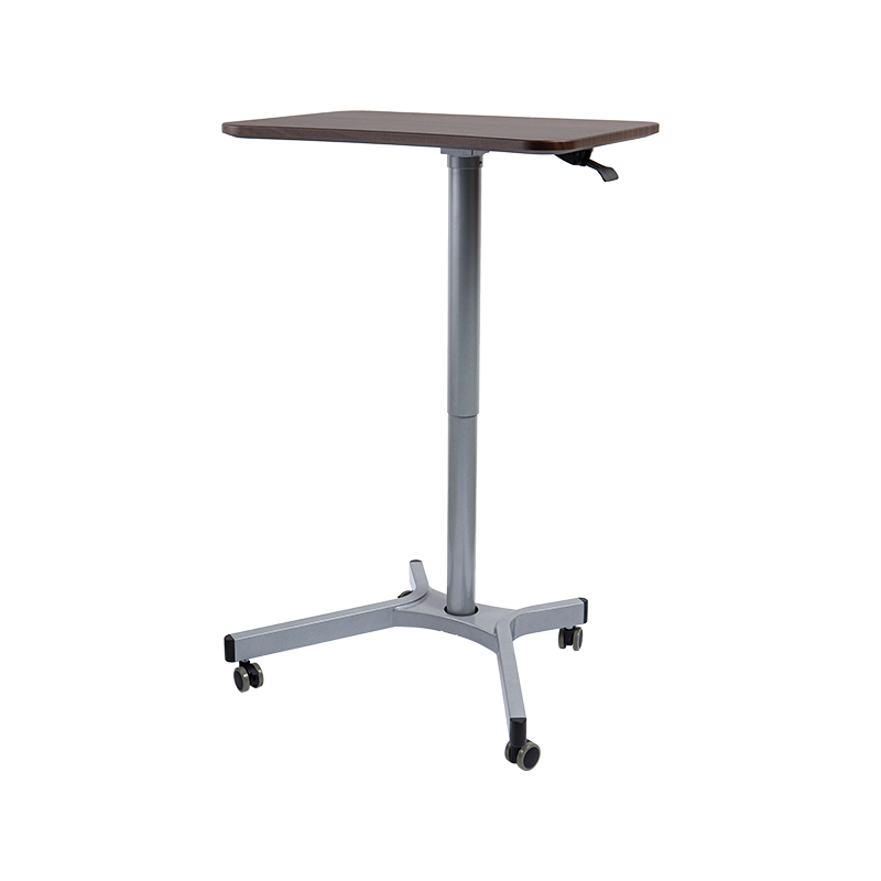 TH08 (Aluminiumrohrsäule) Pneumatisch höhenverstellbarer Schreibtisch