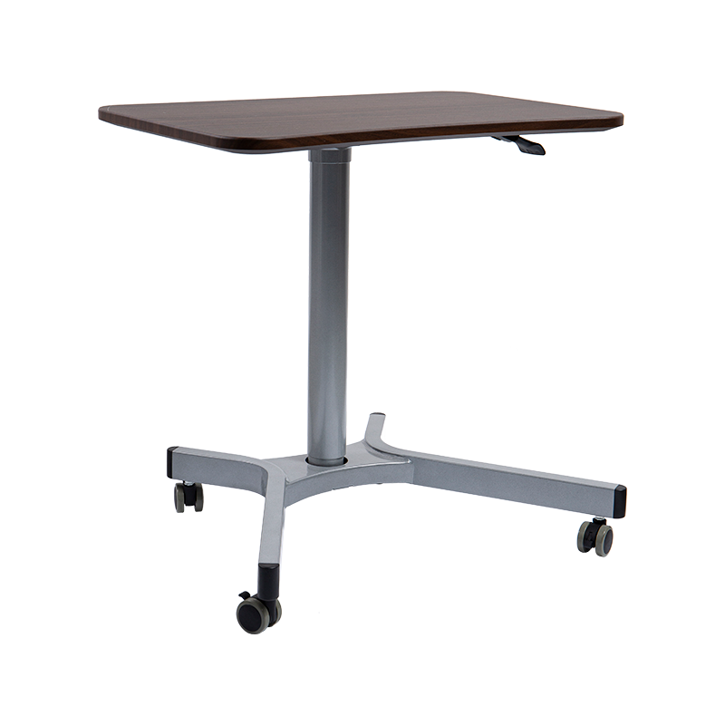 TH08 (Aluminiumrohrsäule) Pneumatisch höhenverstellbarer Schreibtisch